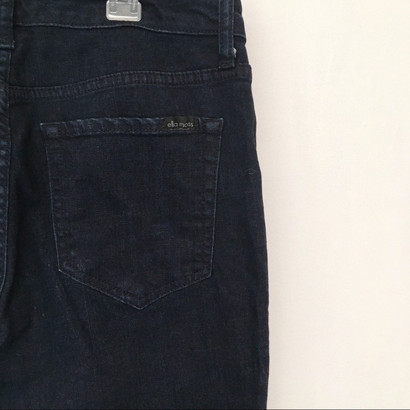 ELLA MOSS Bootcut High Rise Python Pinstripe Flare Jeans Size 30 - Picture 9 of 16